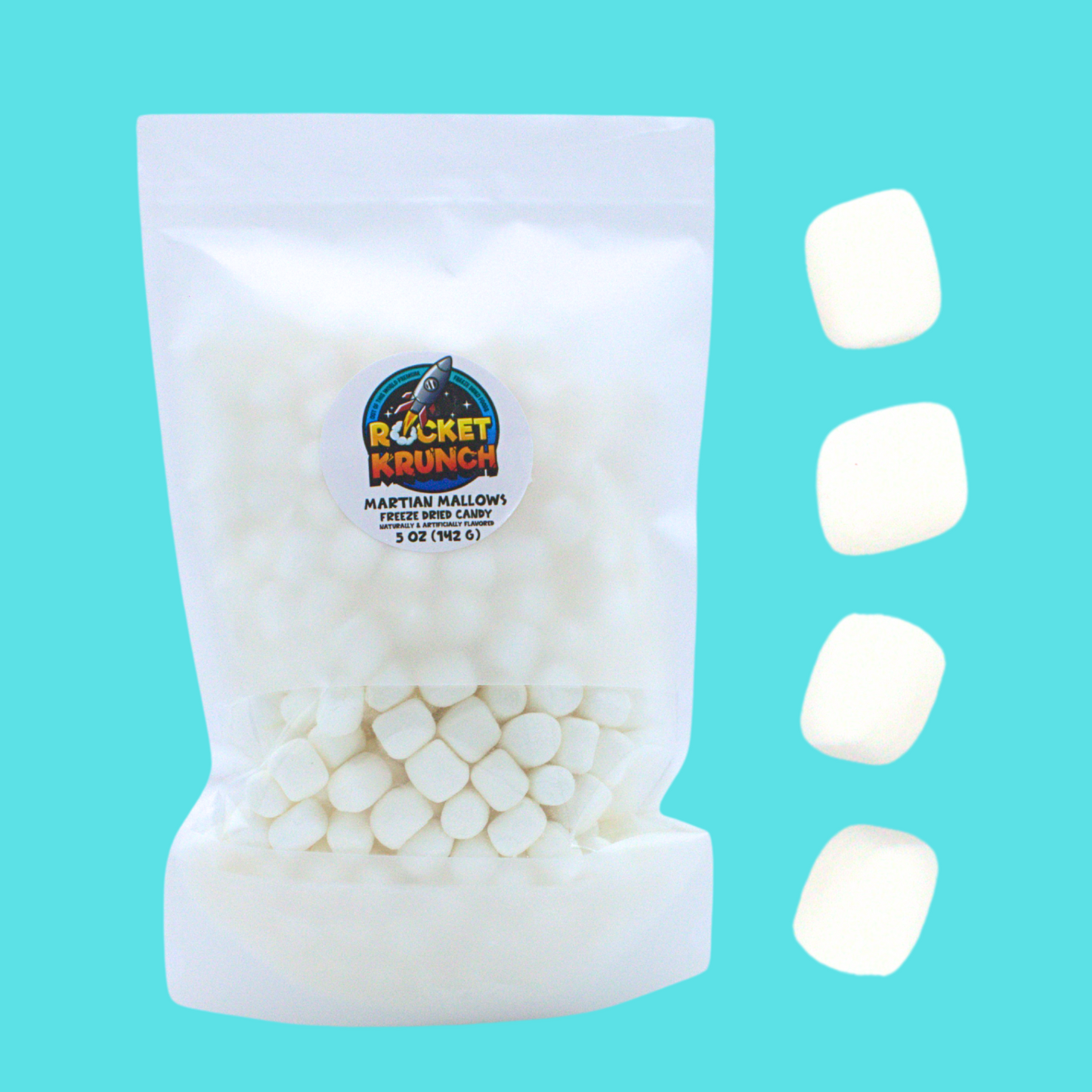 Martian Mallows Freeze-Dried Marshmallows