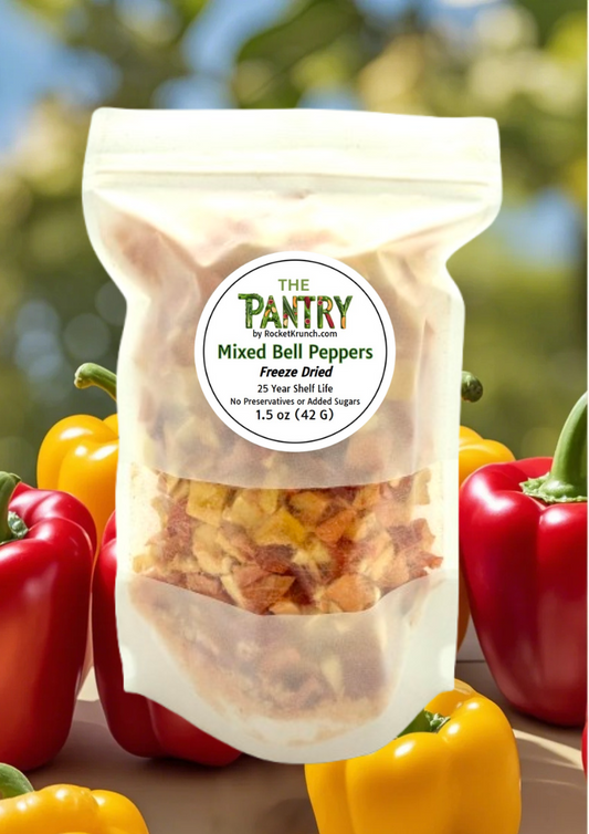 Freeze Dried Mixed Bell Peppers