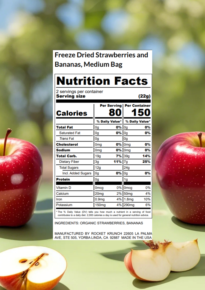 Freeze Dried Organic Apples