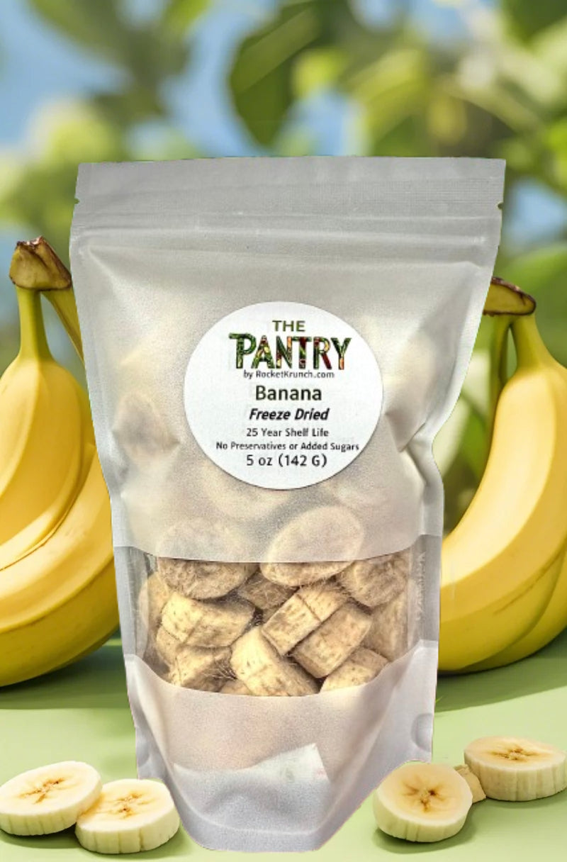 Freeze Dried Organic Bananas