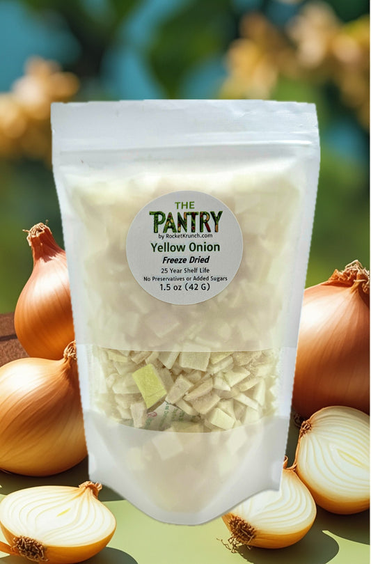 Freeze Dried Organic Yellow Onions