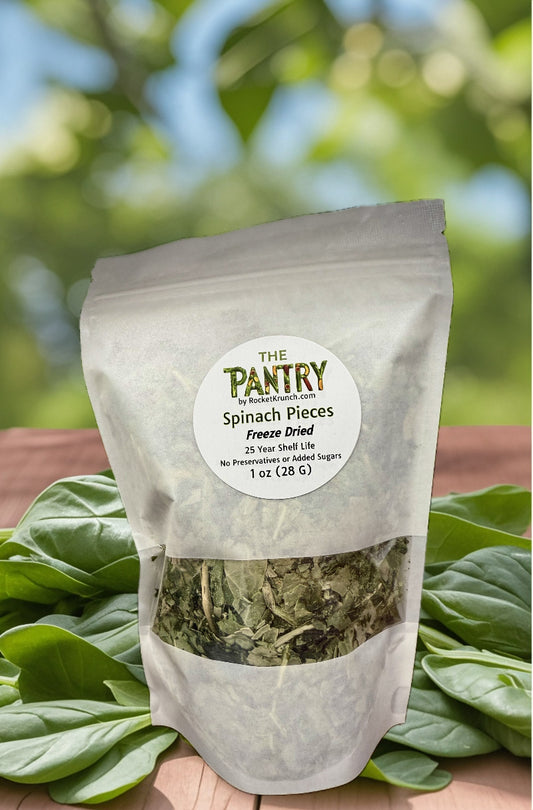 Freeze Dried Organic Spinach Pieces
