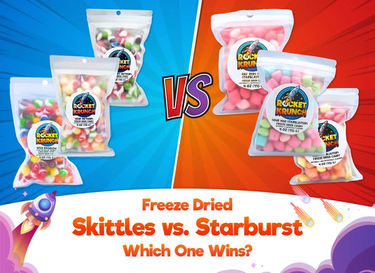 Freeze Dried Skittles vs. Freeze Dried Starburst
