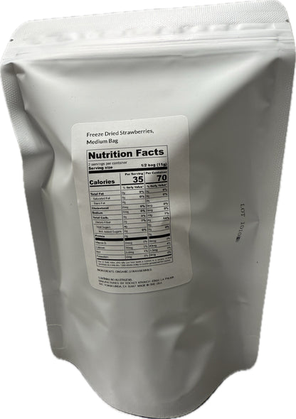 Freeze Dried Organic Strawberries and Bananas 44g Medium Bag