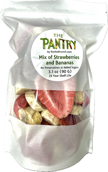 Organic Mix of Strawberries and Bananas