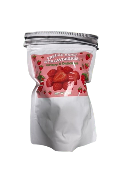 Freeze Dried Organic Strawberries 40g Large Bag