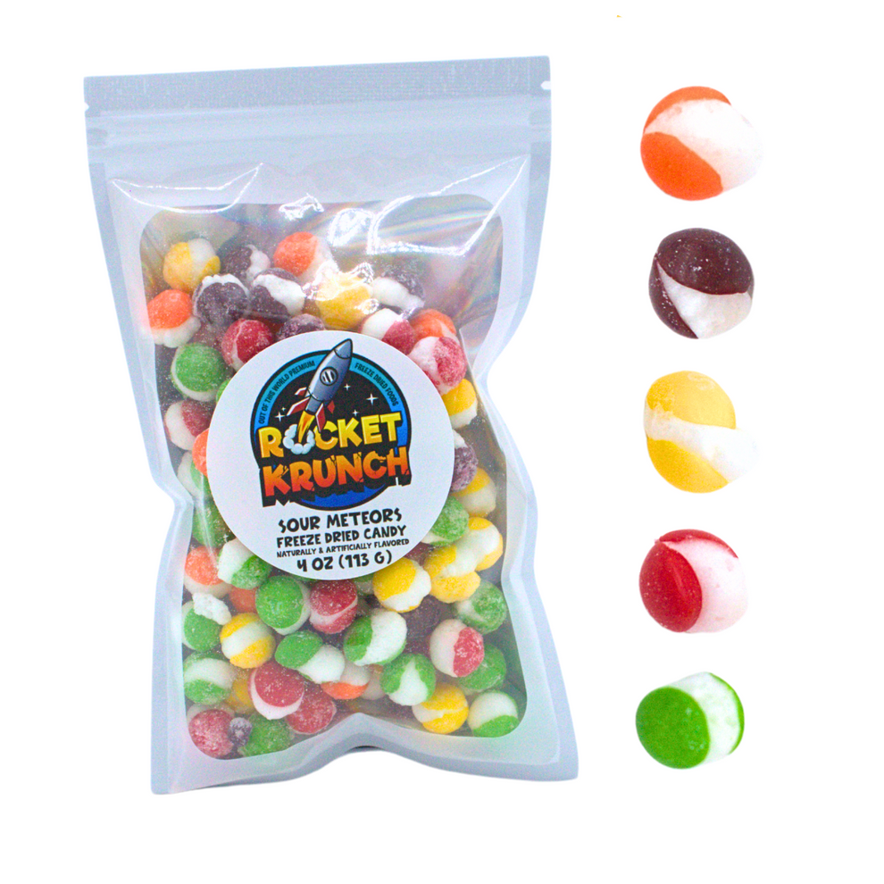 Sour Meteor Freeze-Dried Candy – Rocket Krunch