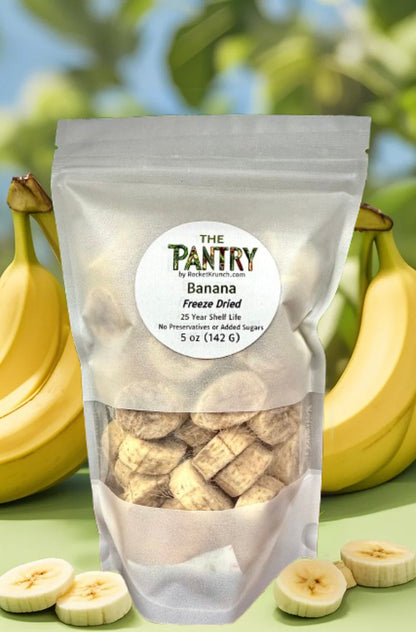 Freeze Dried Organic Bananas