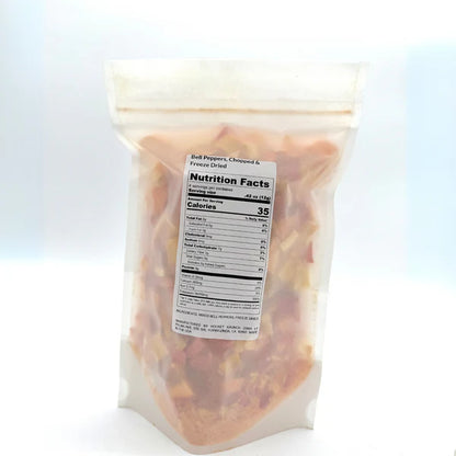 Freeze Dried Mixed Bell Peppers