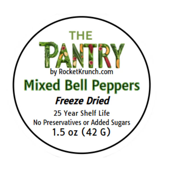 Freeze Dried Mixed Bell Peppers