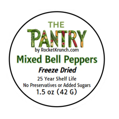 Freeze Dried Mixed Bell Peppers