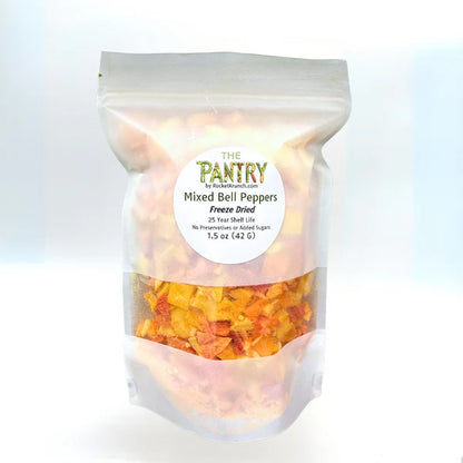 Freeze Dried Mixed Bell Peppers