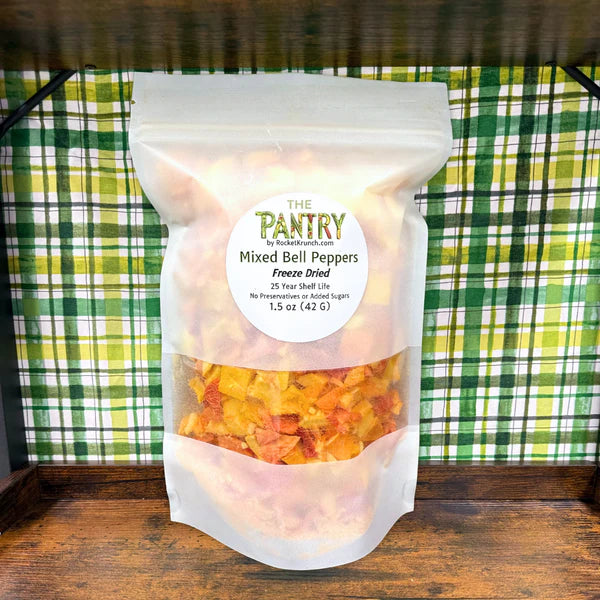 Freeze Dried Mixed Bell Peppers