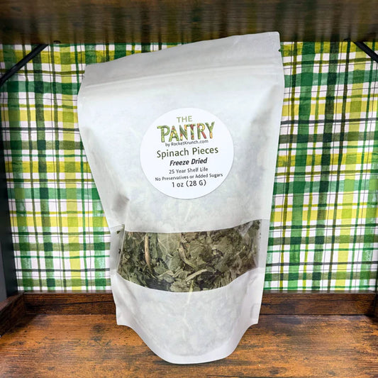 Freeze Dried Organic Spinach Pieces