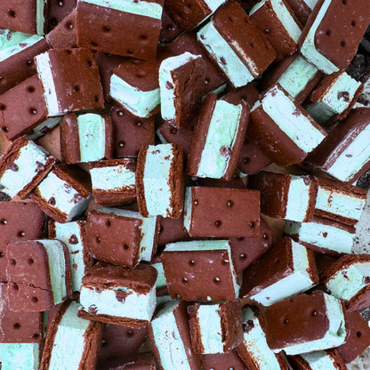 Mint Chip Freeze Dried Ice Cream Sandwich Bites
