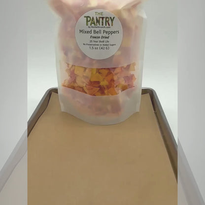 Freeze Dried Mixed Bell Peppers