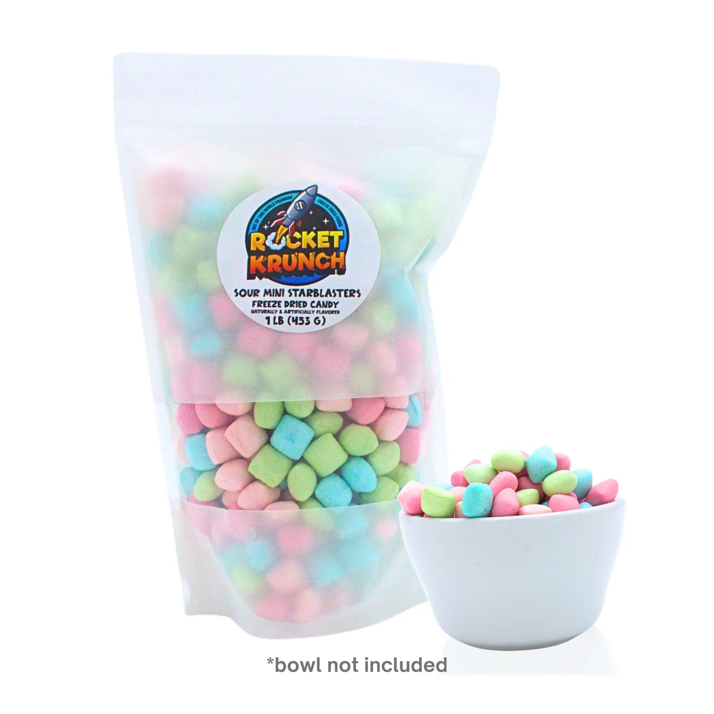 Sour Mini Starblasters Freeze-Dried Candy – Rocket Krunch